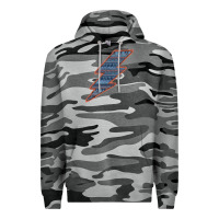 Slate Camo Western Orange Border Aztec Lightning Premium Hoodie - Bettercallsaul