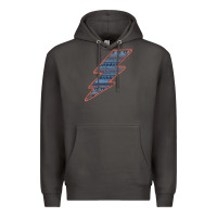 Smoke Western Orange Border Aztec Lightning Premium Hoodie - Bettercallsaul