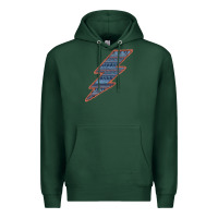Sports Green Western Orange Border Aztec Lightning Premium Hoodie - Bettercallsaul