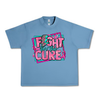 Pebble Blue fight for the cure Urban Heavy Tee - AdoDesignShop
