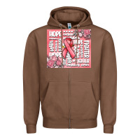 Chestnut cancer words Zipper Hoodie - MaliasSmallBusiness
