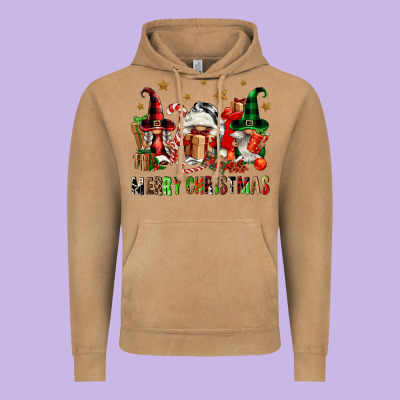 Merry Christmas Buffalo Gnomies Vintage Hoodie Designed By Fadigitalartstudio