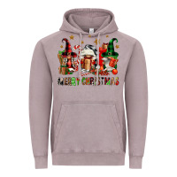 Vintage Zinc merry christmas buffalo gnomies Vintage Hoodie - FaDigitalArtStudio
