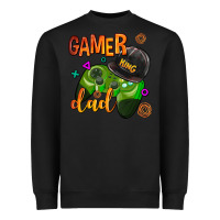 Black gamer dad Heavyweight Sweatshirt - AdoDesignShop