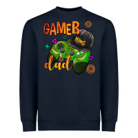 Navy gamer dad Heavyweight Sweatshirt - AdoDesignShop