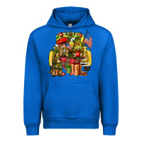 Cobalt Christmas army gnomes truck 4th of july Urban Hoodie - HowdyJamesFarm