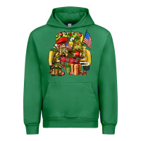 Emerald Christmas army gnomes truck 4th of july Urban Hoodie - HowdyJamesFarm