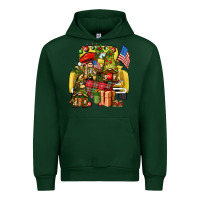 Forest Green Christmas army gnomes truck 4th of july Urban Hoodie - HowdyJamesFarm
