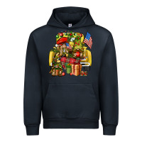 Navy Christmas army gnomes truck 4th of july Urban Hoodie - HowdyJamesFarm