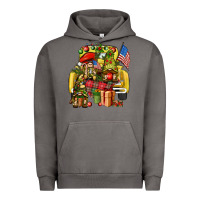 Christmas Army Gnomes Truck 4th Of July Urban Hoodie | Teevron