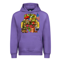 Tulip Christmas army gnomes truck 4th of july Urban Hoodie - HowdyJamesFarm