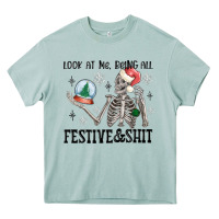 Arona look at me being all festive and shit Heavy Core Tee - MaliasSmallBusiness