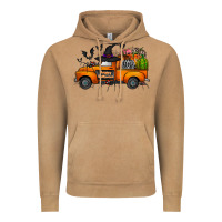 Vintage Camel happy halloween truck Vintage Hoodie - CowhideDigitalArt