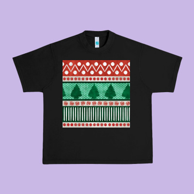 Christmas Trees Hand Drawn Seamless Pattern Urban Heavy Tee Designed By Bundleandbundleshop