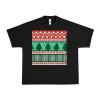 Black christmas trees hand drawn seamless pattern Urban Heavy Tee - BundleAndBundleShop