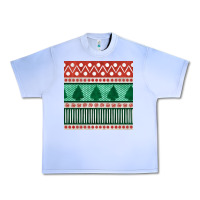 Grape Ice christmas trees hand drawn seamless pattern Urban Heavy Tee - BundleAndBundleShop