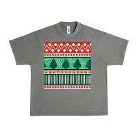 Tornado christmas trees hand drawn seamless pattern Urban Heavy Tee - BundleAndBundleShop