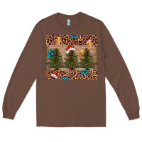 Chestnut Christmas trees leopard Long Sleeve Tee - AdoDesignShop