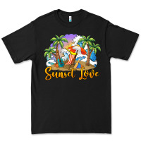 Black sunset love Premium Tee - BarkalooDesign