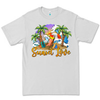 Dove Grey sunset love Premium Tee - BarkalooDesign