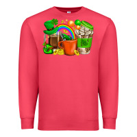 Cardinal St. Patricks Day Coffee Cups Premium Sweatshirt - BundleAndBundleShop