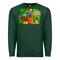 Sports Green St. Patricks Day Coffee Cups Premium Sweatshirt - BundleAndBundleShop