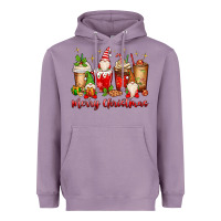 Lavender merry christmas gnomes coffee cups Heavyweight Hoodie - MaliasSmallBusiness