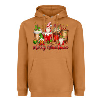 Meerkat merry christmas gnomes coffee cups Heavyweight Hoodie - MaliasSmallBusiness
