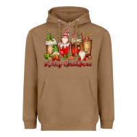 Toasted Coconut merry christmas gnomes coffee cups Heavyweight Hoodie - MaliasSmallBusiness