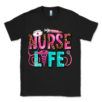 Black nurse life Classic Tee - AdoDesignShop