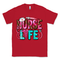 Red nurse life Classic Tee - AdoDesignShop