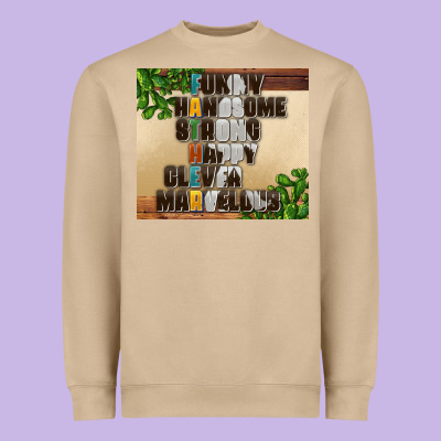 Fathers Day Heavyweight Sweatshirt Designed By Adodesignshop