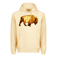 Pina Colada Desert Landscape Bison Silhouette Premium Hoodie - Bettercallsaul