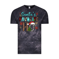 Cloud Black santa s favorite ho Vintage Tee - JahusDesignShop