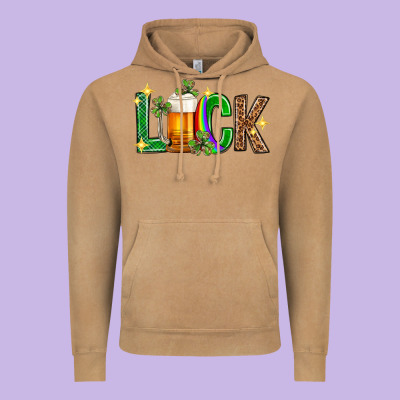 St. Patrick's Day Luck Beer Vintage Hoodie Designed By Neo Western