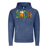 Vintage Denim St. Patrick's Day luck beer Vintage Hoodie - Neo Western