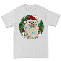 Dove Grey Pomeranian And Farm Premium Tee - RanaPortraitStore