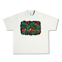 Pistachio christmas gift box and leopard background Urban Heavy Tee - BundleAndBundleShop