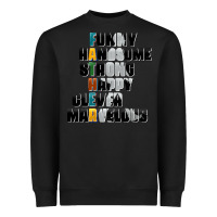 Black father words Heavyweight Sweatshirt - AdoDesignShop