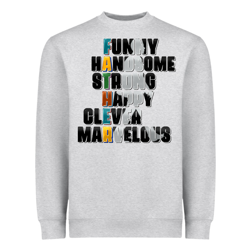 Father Words Heavyweight Sweatshirt by AdoDesignShop | Teevron