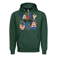 Sports Green party in the usa Zipper Hoodie - MaliasSmallBusiness