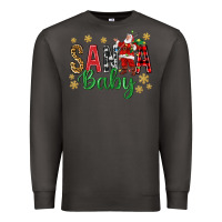 Smoke Santa Baby With Santa Premium Sweatshirt - BundleAndBundleShop