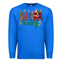 True Royal Santa Baby With Santa Premium Sweatshirt - BundleAndBundleShop