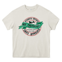 Cream reindeer brewed santa approved Heavy Core Tee - MaliasSmallBusiness