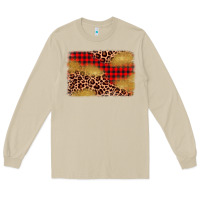 Mushroom christmas leopard glitter background Long Sleeve Tee - AdoDesignShop