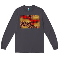 Smoke christmas leopard glitter background Long Sleeve Tee - AdoDesignShop