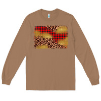 Toasted Coconut christmas leopard glitter background Long Sleeve Tee - AdoDesignShop