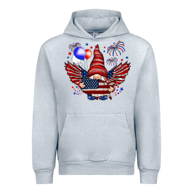 Gnome With 4th Of July Elements Urban Hoodie by HowdyJamesFarm | Teevron