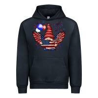 Navy Gnome with 4th Of July elements Urban Hoodie - HowdyJamesFarm