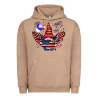 Pigment Burro Gnome with 4th Of July elements Urban Hoodie - HowdyJamesFarm